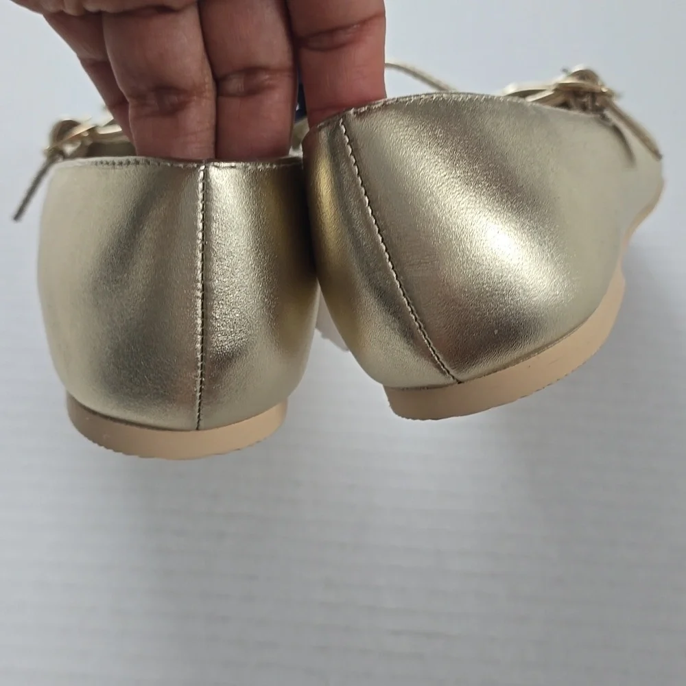 Janie and Jack Gold Mary Jane Dress Shoes 3K